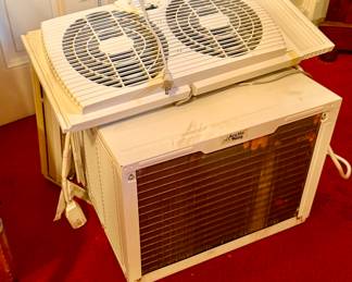 Air conditioners and fans
