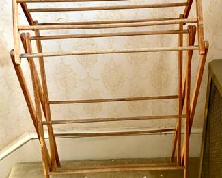 Wooden Clothes Rack