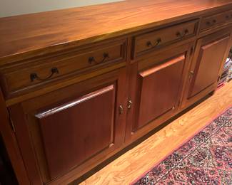 MCM (mid-century modern) walnut side table