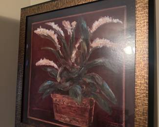 Joyce Combs print titled "Simply Red"