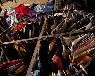 Many Jackets Hoodies winter wear & hats.