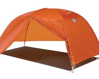 This lot features two (2) Big Agnes Tent Footprint UL2 & mtnGLO, Copper Spur. Both are brand new. Water bottle picture for scale.