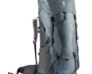 DEUTER AIRCONTACT LITE 60 + 10 SL Shale-graphite, new with tags.