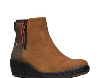 Bogs Women’s Vista Rugged Zip Leather Waterproof Rain Boots, size 11.