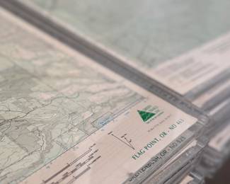This lot features twenty (20) Oregon Trail Maps in protective sleeves.