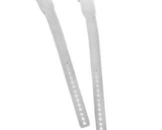 This lot features three (3) sets of brand new Black Diamond crampon parts – long flex center bars. All new in packaging.