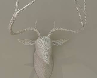 Modernist Paper Mache Deer Head