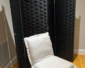 Screen and Side Chair