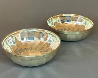Ricci Argentieri Silver Plate Nut Dishes