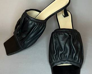 Wandler Ava Leather Heel Sandals