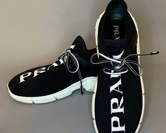 Prada XY Logo Knit Sneakers