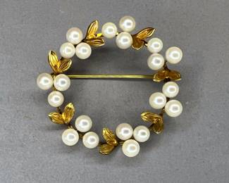 14K Gold Brooch