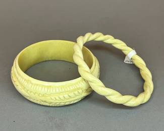Carved Bone Bracelets