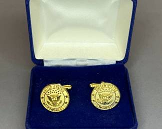 Pair of Gold Tone United States Congress Cufflinks
