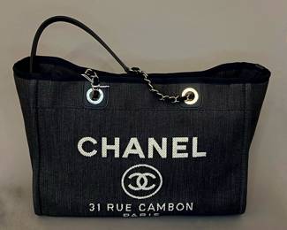 Authentic Chanel Denim
Deauville Tote Bag