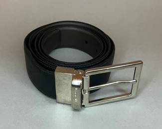Zegna Leather Men’s Belt