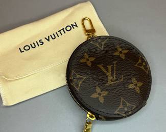 Authentic Louis Vuitton Multi Pochette Accessoires Round Coin Purse Monogram Brown