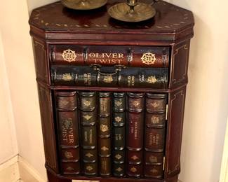 Book Design Corner Cabinet