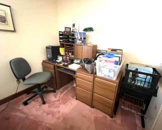Desk - File Cabinet - Printer Stand …