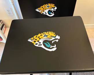 Hand Painted Jaguars Tray Tables