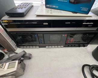 Philips Disc Player - Sharp Stereo Cassette