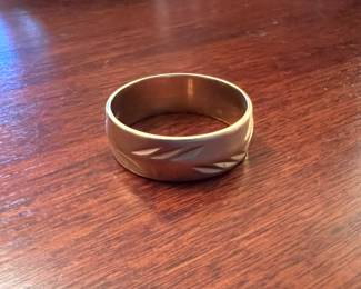14k Gold Wedding Band 6 grams