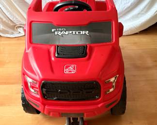 $75 OBO
Ford Raptor push car 2/1
The Step 2-in-1 ForWE MP d F-150 Raptor Parent Push Car is a push car that can be transitioned into a kid-powered car. It features molded-in drink holders, a back for cargo, and under-seat storage. It also has an authentic electronic horn and realistic decals.