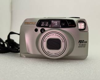 $45 OBO
Pentax IQZoom 160 w/ Leather IQZoom 160 was designed to combine exceptional image quality with utmost versatility. Its state-of-the-art 38mm-160mm zoom lens offers superior picture-framing flexibility. In addition, the IQZoom 160 has all the other features that make Pentax compact zoom cameras so popular