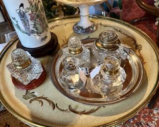 Crystal Inkwells