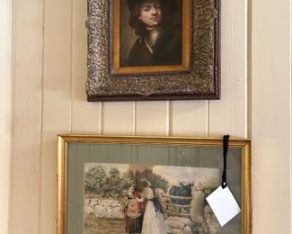Small Portrait, Victorian Watercolor