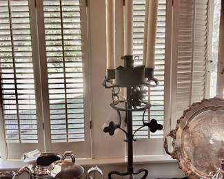 French Iron Lamp