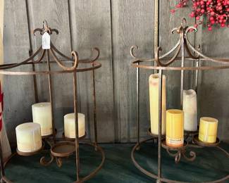 Iron Pillar Candelabra