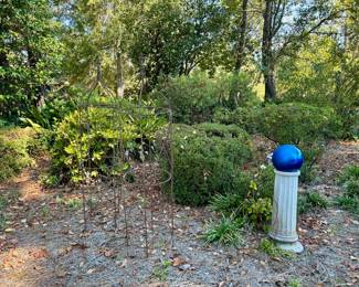 Iron Topiaries, Concrete Pedestal