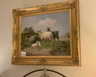 Oil Painting, Sheep Goat