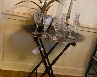 Tole Painted Tray Table