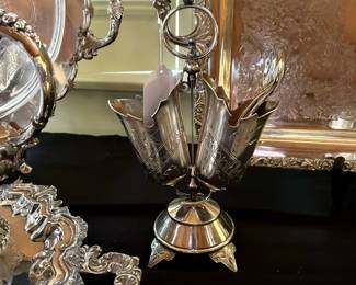 Silver Plate Spooner, Aesthetic Movement