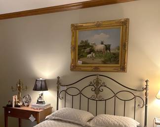 Iron Brass Queen Bed