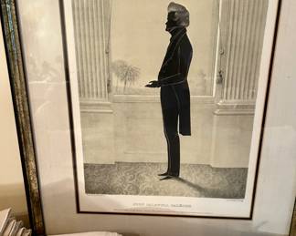 Silhouette Print of John C. Calhoun