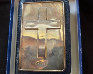 Sterling Silver Cover Bible