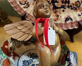 CarvedWoodencherub