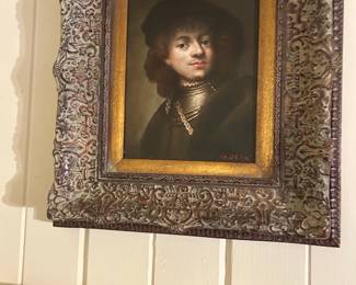 Signed Oil Portrait