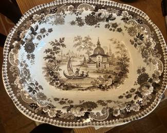 Staffordshire Brown Transferware