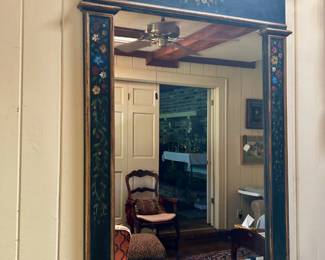 Stenciled Mirror