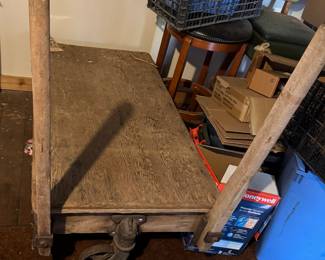 Railroad /Baggage Cart. Located on upper level