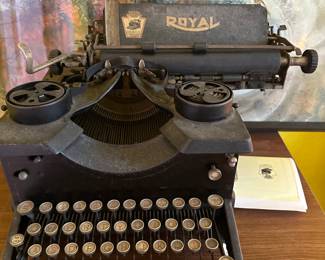 Antique typewriter