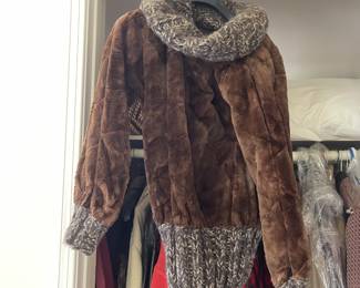 We have loads of coats and sweaters - our client is a NYC Socialite! 