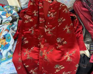 Load of Chinese silk Coats 
