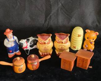 Vintage salt & pepper shakers