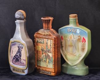 Jim Beam vintage decaters