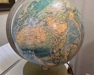 Rand McNally vintage (Soviet Union) world globe circa 1970s